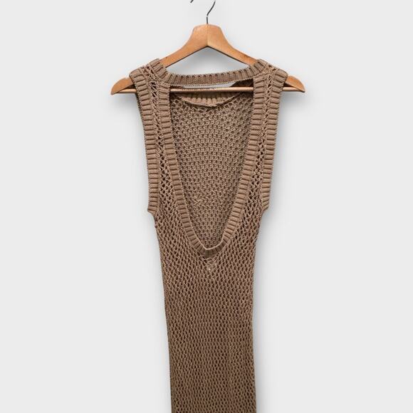 Beach Riot Holly Sheer Open Knit Cover-Up Dress Size Medium - Picture 8 of 11